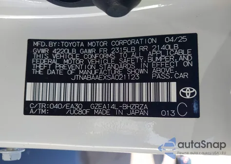 2025 Toyota Gr Corolla Premium Plus z USA, uszkodzony, nr VIN JTNABAAEXSA021123